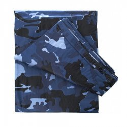 Fosco Afdekzeil PE 4x3 Sky Blue Camouflage